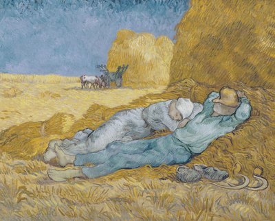 Noon, or The Siesta (after Millet) by Vincent van Gogh